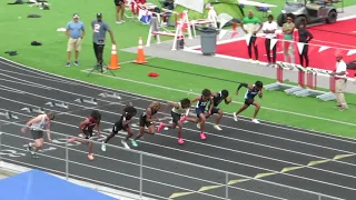 7AAAAAAA   Boys 100 meters Heat 2 2023 Sectionals