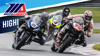 MotoAmerica Supersport Race 1 Highlights at New Jersey 2023