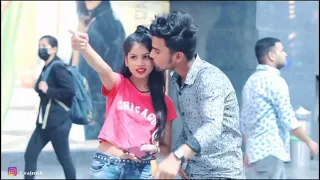 All Time Hit Blockbuster Prank Ever Secretly Kissing On Girls Cheeks | Video #kissprankinindia #Kiss