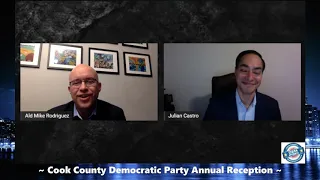 Cook County Democrats with Julian Castro, former US Secretary of Housing and Urban Development