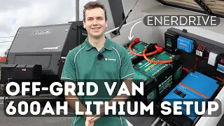 OFF-GRID CARAVAN: Running Aircon + More With 600Ah Lithium & Solar! (Includes Cerbo GX 70 Tutorial)