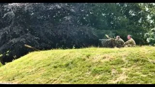 Tankfest 2014 - machine gun firing