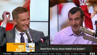 Joel Klatt live to tell Doug whether Kyler Murray has a chance against Alabama   THE HERD 12 28 2018