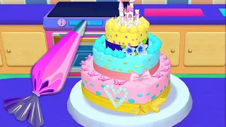 Fun 3D Cake Cooking Game: My Bakery Empire Color, Decorate & Serve Cakes - Colorful Hearts Cake