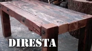 ✔ DiResta Reclaimed Wood Table