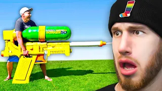 World's LARGEST Super Soaker...