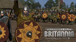 THE IMPENETRABLE WELSH SHIELD WALL! - Total War Thrones of Britannia Multiplayer Siege