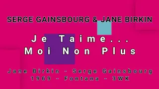 SERGE GAINSBOURG & JANE BIRKIN-Je Taime... Moi Non Plus (vinyl)