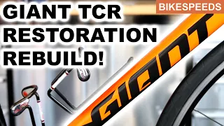 Giant TCR Restoration Service! Di2 road bike rebuild!