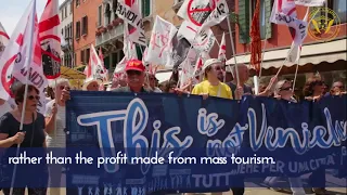 Venetian residents protest:"This is not Veniceland" | Venezia Autentica