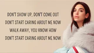 Dua Lipa - Don't Start Now (Lyrics)