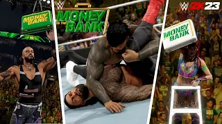 WWE Money in the Bank 2023 Full Show Highlights | WWE 2K23 Simulation