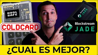 🧰 COLDCARD MK4 vs BLOCKSTREAM JADE | WHICH IS BETTER? COMPARISON (17 points ANALYZED) - 2023