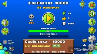 Geometry Dash : ColBreakz 10000 (my creation + lost)