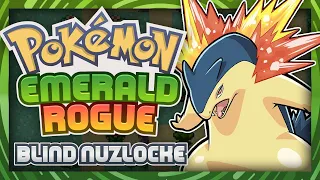 Can I Beat a Pokémon Emerald Rogue BLIND HARDCORE NUZLOCKE!? (No Items/Overleveling)