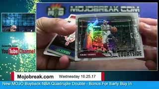 2017-18 Hoops NBA 20 Box Case Break Random Break