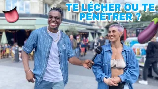 TE LÉCHER OU TE PÉNÉTRER, TU PRÉFÈRES ? Micro Trottoir