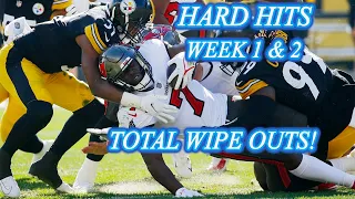 NFL Biggest/Brutal and Hardest Hitting legal Tackles and Hits 2022-2023 Season Week 1 and Week 2