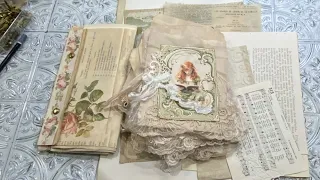 Create a faux deed for the glassine bags.  Awesome way to use special, vintage or legal size papers.