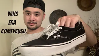 Vans Comfycush Era | Black/White Unboxing and on Feet | Review