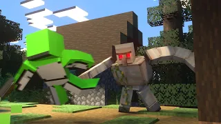 IRON GOLEM HATES SPEEDRUNNERS - Minecraft Animation