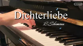 Dichterliebe Op.48, Karaoke, Complete, With Lyrics, for high voice, R.Schumann