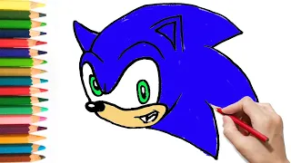 How To Draw Sonic the Hedgehog | Easy Step by Step