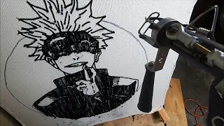 Making a Custom Rug (Jujutsu Kaisen)