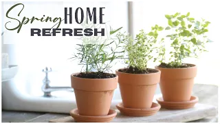 Spring Home Refresh ~ Spring Home Tour ~ Farmhouse Style Decor ~ Cottage Spring Decor