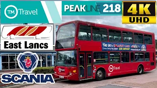 [TM Travel: Peak Line 218 Sheffield Centre to Bakewell via Chatsworth House] OmniDekka​ Scania N94UD