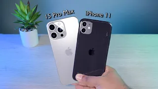 iPhone 15 Pro Max vs iPhone 11 SPEED TEST | What difference does it make in 4 years?