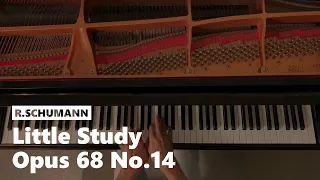 "Little Study" Album for the Young Op. 68 No. 14 by R. Schumann