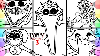 Poppy Playtime Chapter 3 New Coloring Pages / How To Color New Bosses from Poppy Playtime 3 Family