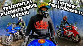 542 dziury do celu! Dzik w lesie. To ma być wieża widokowa? JA NIE JADĘ DALEJ|Moto vlog Moto Addicts