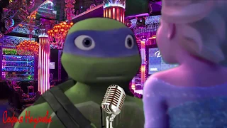 TMNT and DisneyLeo and ElsaНе надо мне ла ла