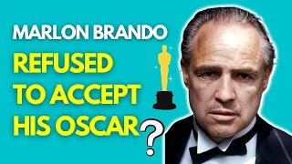 Why Marlon Brando Refused His Oscar For The Godfather | Marlon Brando declines Best Actor Oscar