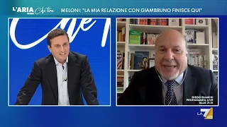 Meloni - Giambruno, Alan Friedman polemizza con Parenzo: "Ti voglio bene e mi dispiace ...