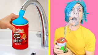 Trying TOP SIBLING PRANKS! Trick Your Sisters and Brothers Funny DIY Pranks by 123 GO!