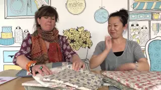 Tilda Painting Flowers Fabrics and Cushion Kit