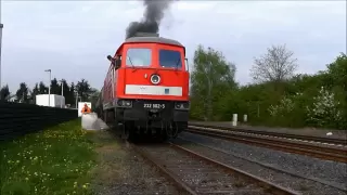 Volle Dröhnung - Ludmilla mit Hammer Sound+Rauchpilz+Makro bei der Ausfahrt in Brakel