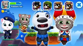 Talking Tom Splash Force ! King Tom ! Danger Hank ! Officer Angela ! Prehistoric Tom