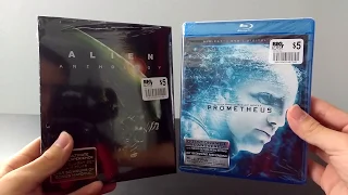 Alien Anthology + Prometheus Double Blu-Ray Unboxing (One Shot)