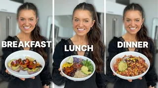 What I Eat in a Day as a Plant-Based Nutritionist (Simple + Easy!)