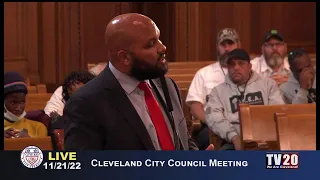 Cleveland City Council, November 21, 2022