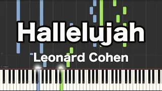 Hallelujah/Leonard Cohen (arr.by Peter Bence) Piano Tutorial