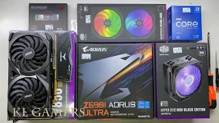 intel Core i7 11700KF GIGABYTE Z590I AORUS ULTRA HYPER 212 RGB Black RTX3060 LIAN LI TU150 ITX PC