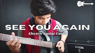 Wiz Khalifa ft. Charlie Puth - See You Again Song Electric Guitar Cover By || Rishi Srivastava ||