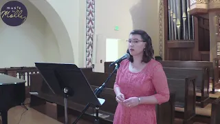 Ave Maria (Schubert) - Real Wedding | Performed by Molly Gaston, mezzo-soprano, Key of Eb