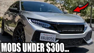 BEST MODS UNDER $300 for the 10th Gen Civic!