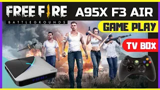 FREE FIRE NA TV BOX A95X F3 AIR 4GB DDR3 - GAME PLAY GARENA